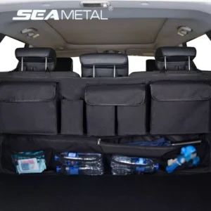 En praktisk og pen oppbevaringsløsning til bagasjerommet i bilen